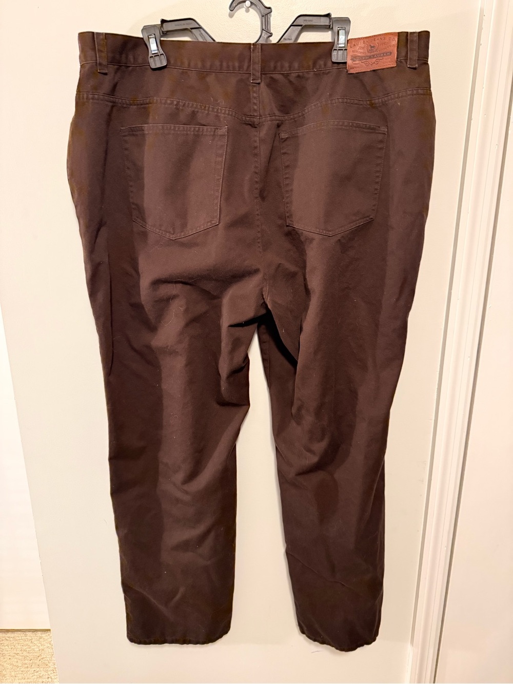 Ralph Lauren Lauren Jeans Company Straight Leg Jeans Brown Waist 20W - Picture 2 of 5
